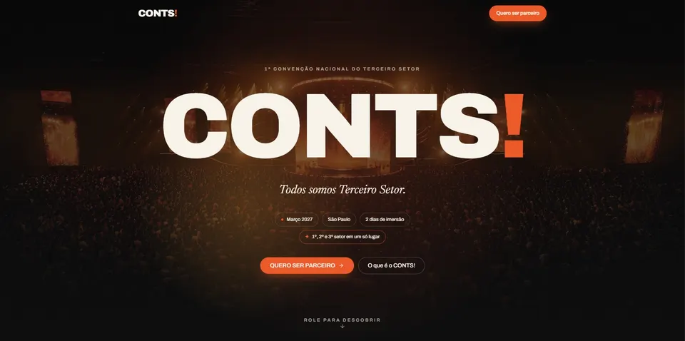 Conts! — convenção nacional do terceiro setor