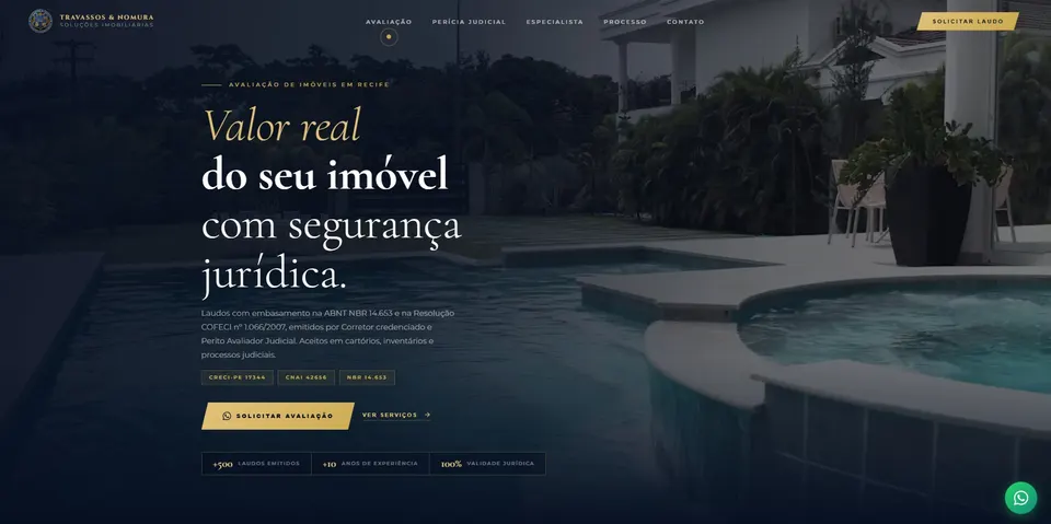 Travassos & Nomura — laudo de avaliação de imóveis